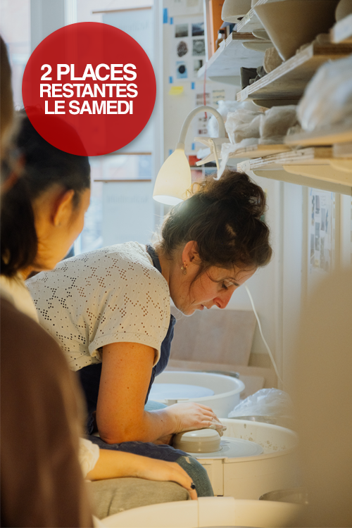 COURS MIXTE (Tournage/Modelage) / PACK 5 Cours hebdomadaires